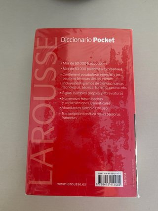 Larousse diccionario pocket español-francés,