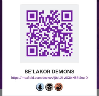 MTG Commander Deck Be'lakor, the Dark Master EDH