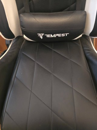Silla Gaming Tempest F95 Blanca y Negra