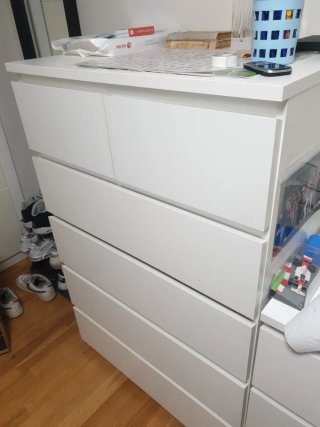 Cómoda blanca Ikea Malm