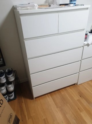Cómoda blanca Ikea Malm