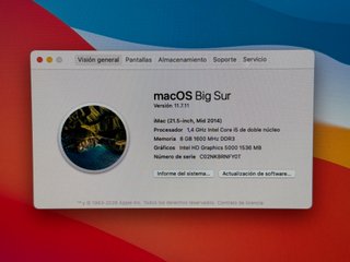 Apple iMac 21" con GARANTIA