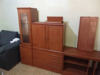 Mueble de salón modular madera