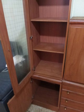 Mueble de salón modular madera