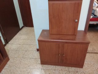 Mueble de salón modular madera