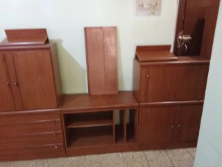 Mueble de salón modular madera