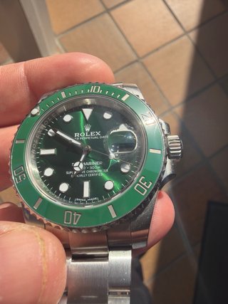 Rolex Submariner Hulk Verde zaffiro