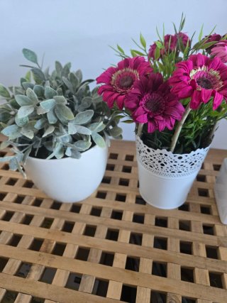Lote 3 Plantas Artificiales IKEA con Maceta