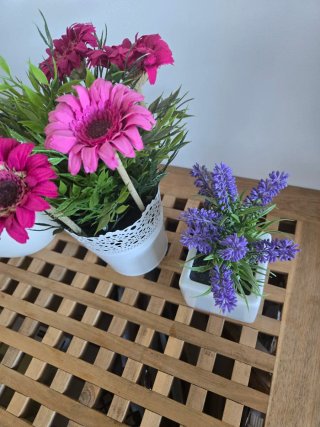 Lote 3 Plantas Artificiales IKEA con Maceta