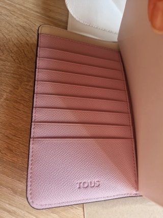 Cartera Tous dorada y rosa