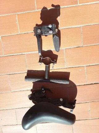 Sillín y manillar para patinete infantil