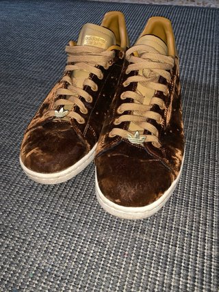 Adidas Stan Smith Velvet Pack Mesa Marroni Oro 43
