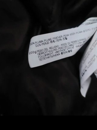 Plumífero Zara Mujer Talla S Marrón
