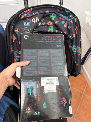 Bugaboo Donkey Gemelar Silla 4 Capotas Cesta