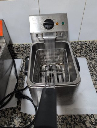 3 Freidoras Eléctricas Acero Inoxidable