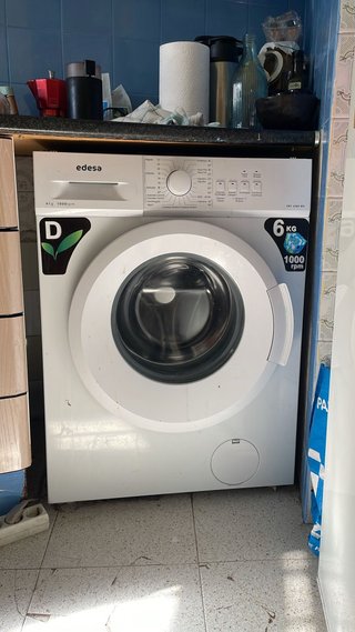 Lavadora Edesa EWF-6000 WH 6kg 1000rpm