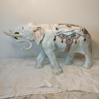 Enorme Figura Porcelana- Álvarez- Elefante 46 cm