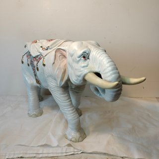 Enorme Figura Porcelana- Álvarez- Elefante 46 cm