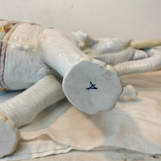 Enorme Figura Porcelana- Álvarez- Elefante 46 cm