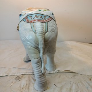 Enorme Figura Porcelana- Álvarez- Elefante 46 cm