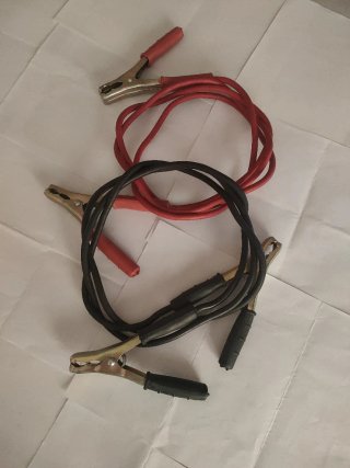 Cables de arranque con pinzas