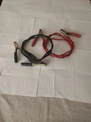 Cables de arranque con pinzas
