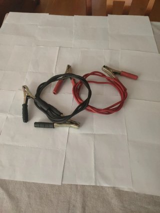 Cables de arranque con pinzas