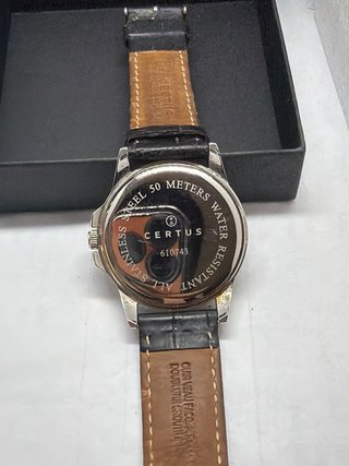 Reloj Certus Plata y Negro
