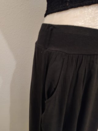 Falda larga negra talla única