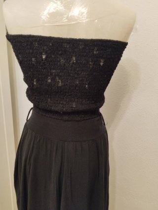 Falda larga negra talla única