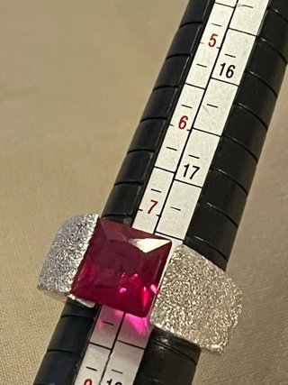 Anello Argento 925 con Rubino