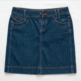 Falda Vaquera Mini Promod Talla 38