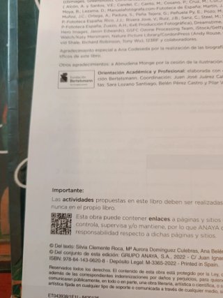 Biología y Geología. Operación Mundo. Anaya