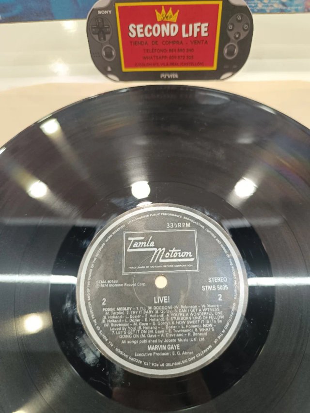 Vinilo Marvin Gaye Live!