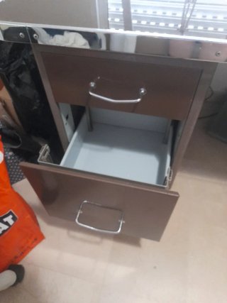 Mesa escritorio vintage metálica