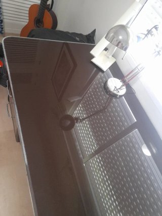 Mesa escritorio vintage metálica