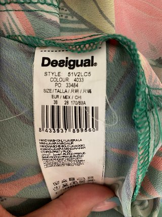 Vestido Desigual estampado floral