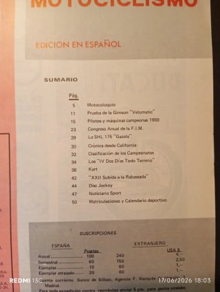 Revistas Motociclismo (Lote)