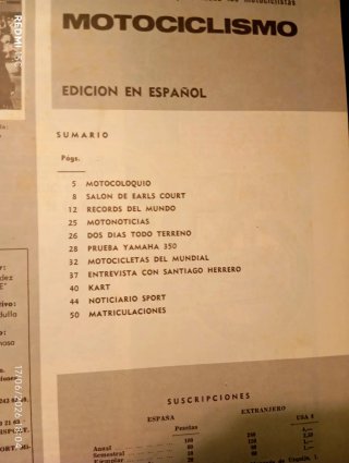 Revistas Motociclismo (Lote)