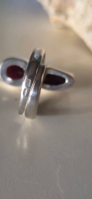 Anillo plata modelo metamorfosis