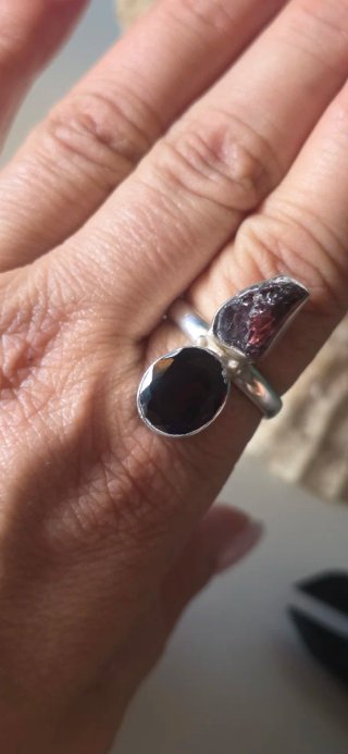 Anillo plata modelo metamorfosis