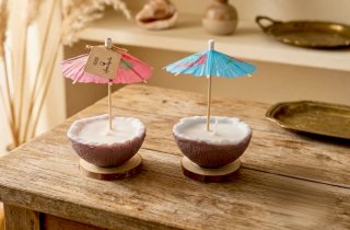 Velas Coco Artesanales Set 2