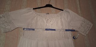 Vestido blanco ibicenco M/L