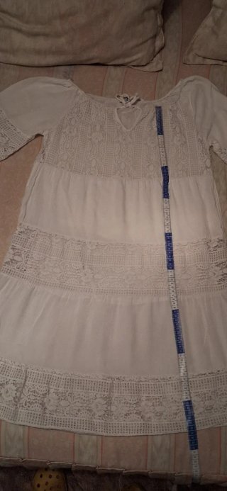 Vestido blanco ibicenco M/L
