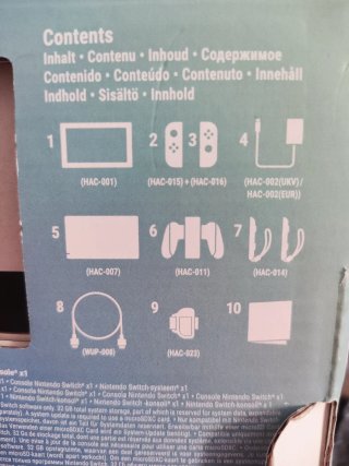 Nintendo Switch con accesorios
