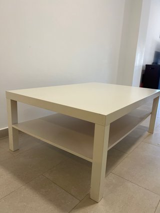 Mesa auxiliar comedor blanco.
