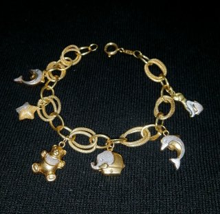Pulsera Fantasía Italia Oro 18k
