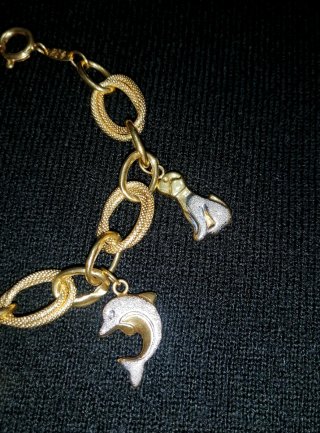 Pulsera Fantasía Italia Oro 18k