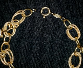 Pulsera Fantasía Italia Oro 18k