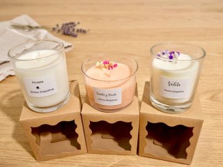 Velas de soja aromáticas (Set de 3)